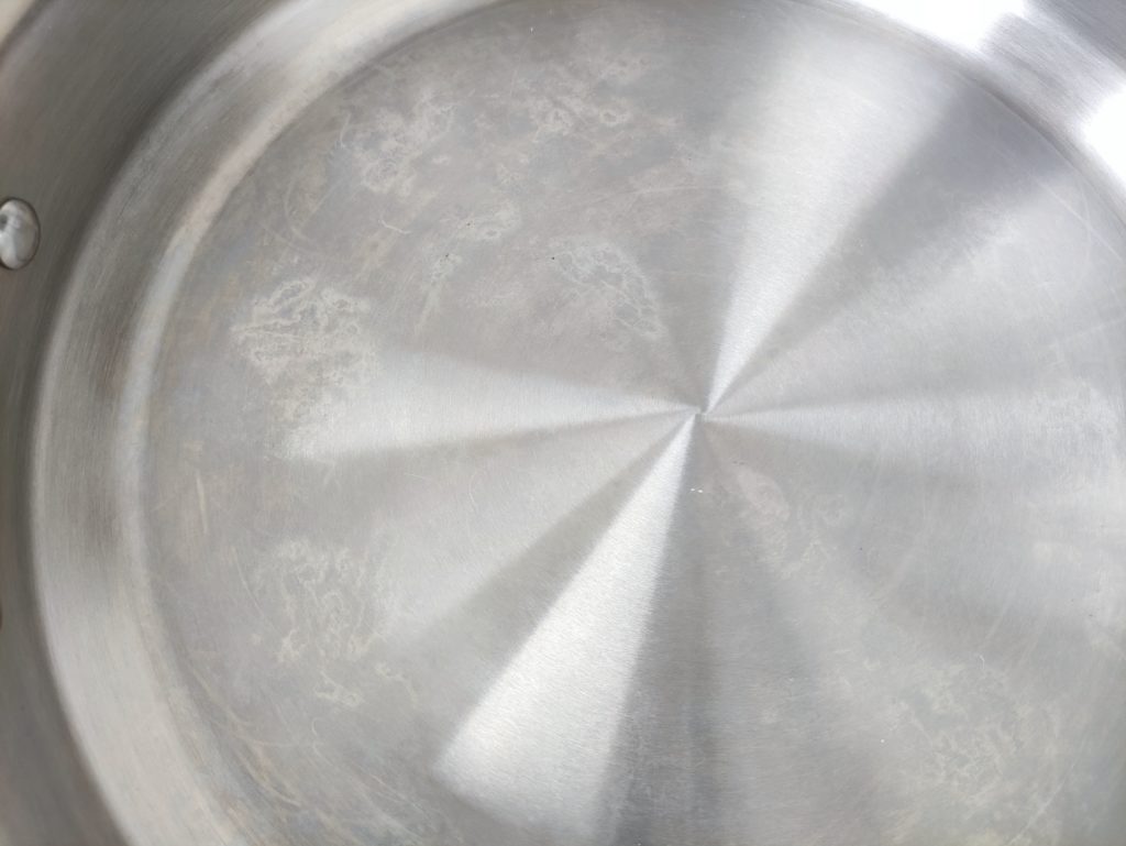 360 cookware 11.5 fry pan dull inside