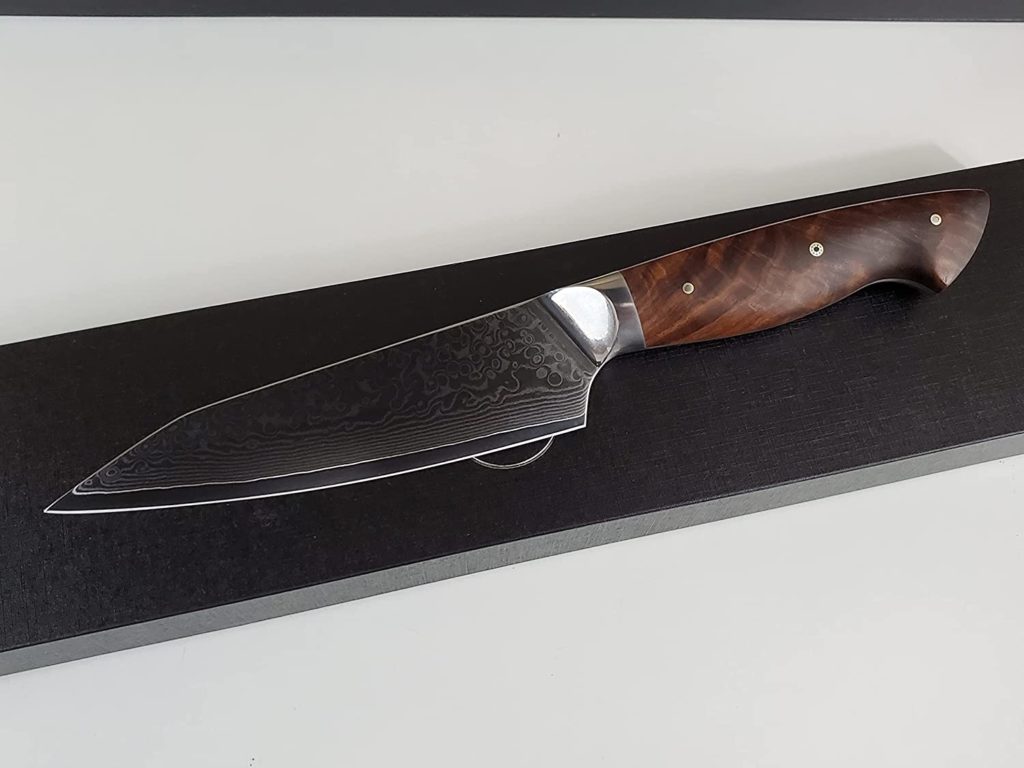 Maple Burl handle knife