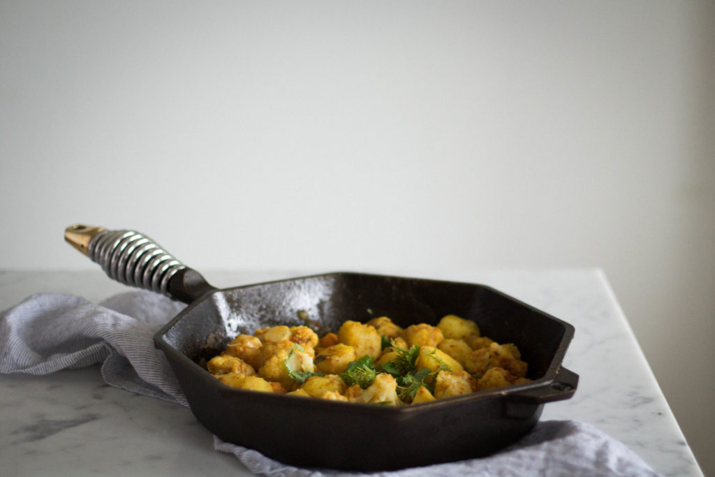 Cauliflower&Potato curry